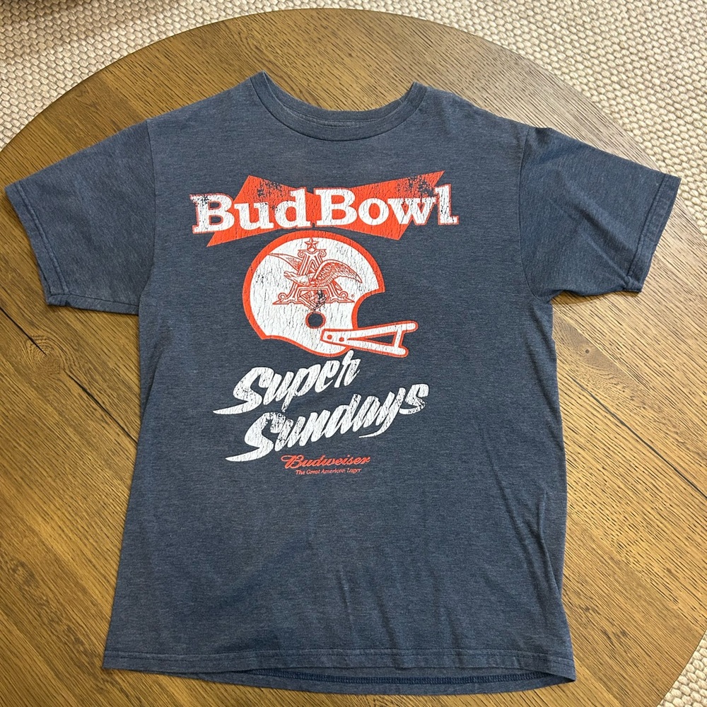 Budweiser Charcoal Super Sundays Tee